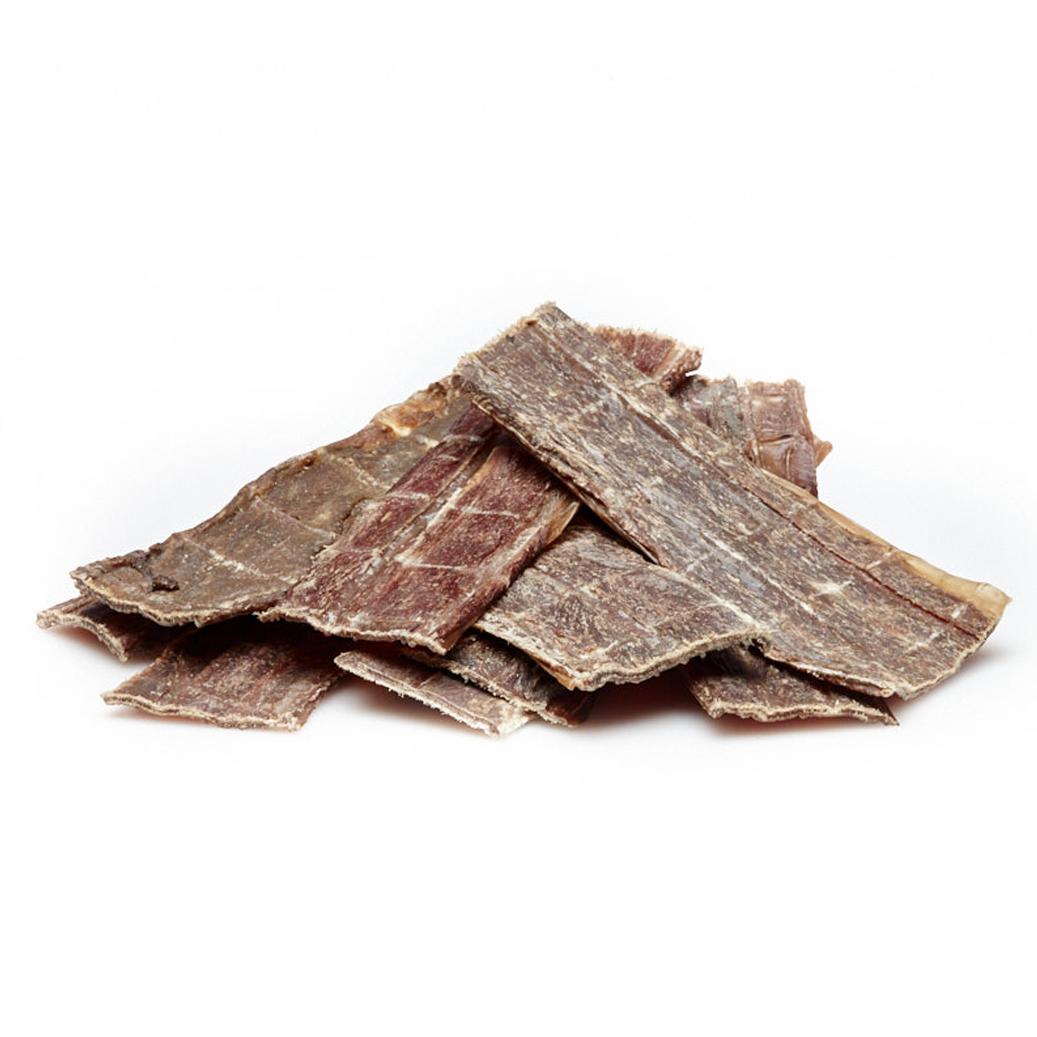 Tiras de esófago vacuno deshidratado 250 g para perros, snack natural y saludable.