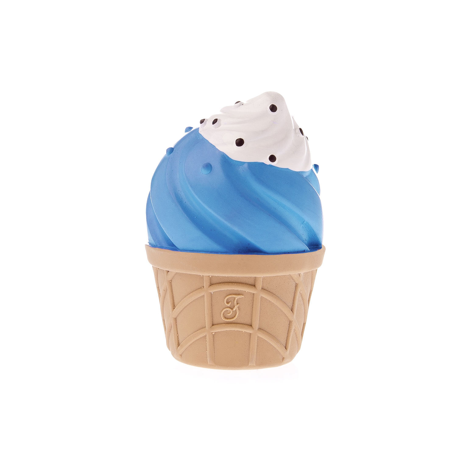 Juguete de látex en forma de helado tarrina para perros, 7x11 cm
